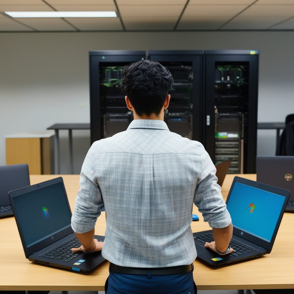 IT-Now est une équipe d’experts en dépannage informatique intervenant dans les cantons de Vaud , Berne, Neuchâtel, Fribourg et Genève.
Dépannage informatique rapide
Le dépannage, l’installation et la maintenance de tout matériel informatique.
La récupérons des mots de passe et des données perdues.

Réseaux et sécurité informatique
L’installation et la sécurisation des réseaux d’entreprise, de boutique et personnel.

Sauvegarde et Migration
Solutions de sauvegarde de Données.
Migration au cloud, Azure Cloud.
Migration de système et de matériel.